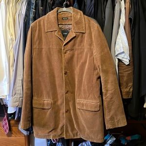 Vintage Mens J. Crew Corduroy University Jacket w/ detachable lining Size Small